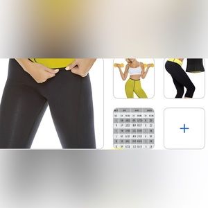 EZ-Sweat Neoprene Workout Pant, reversible